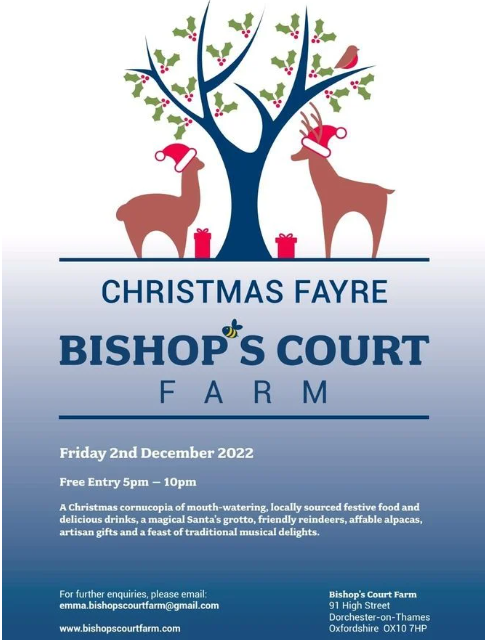 Christmas Fayre @ Bishops Court Farm