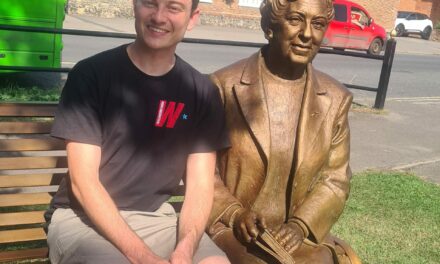 Agatha Christie Statue Unveiling with Rhodri Buttrick